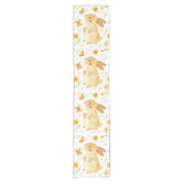 イースターバニーと蝶 ショートテーブルランナー (正面)