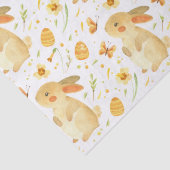 イースターバニーと蝶 薄葉紙 (詳細)