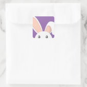 イースターバニーのぞき スクエアシール (バッグ)