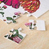 イースターバニーのための3応援 ジグソーパズル (側面)