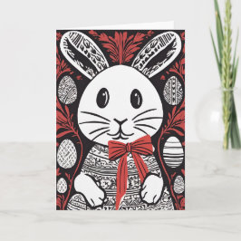 イースターバニーのグリーティングカード シーズンカード