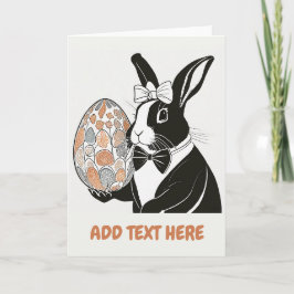 イースターバニーのグリーティングカード シーズンカード