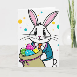 イースターバニーのグリーティングカード シーズンカード