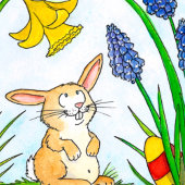 イースターバニーのグリーティングカード シーズンカード