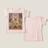 イースターバニーのテディ (デザイン正面&裏面)