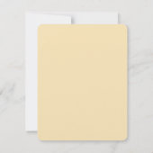 イースターバニーのトップハット、ヴィンテージスタイルスケッチ ノートカード (裏面)