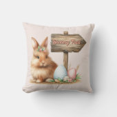 イースターバニーのトレイル クッション (正面)