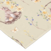 イースターバニーのフローラバスケット テーブルクロス (アングル)