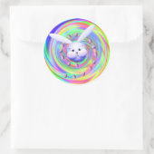 イースターバニーのヘッドスピン ラウンドシール (バッグ)