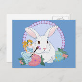 イースターバニーのヘルパー シーズンポストカード (正面/裏面)