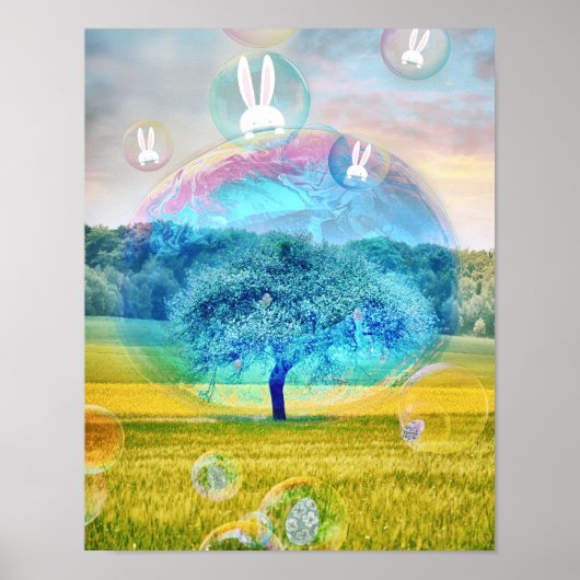 イースターバニーのポスター ポスター (正面)