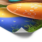 イースターバニーのポスター(2) ポスター (角)