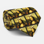 イースターバニーのモナリザ ネクタイ (ロール)