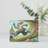 イースターバニーのワイルドチェイス – 卵笑わされる狩り シーズンポストカード (スタンド正面)