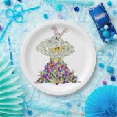 イースターバニーの卵の入手方法 ペーパープレート (パーティー)