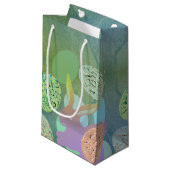 イースターバニーの卵を青い緑に スモールペーパーバッグ (正面アングル)