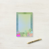 イースターバニーの卵文房具 ポストイット (デスク上)