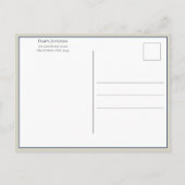 イースターバニーの可愛いヴィンテージ ポストカード (裏面)