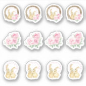 イースターバニーの品揃え シール (正面)