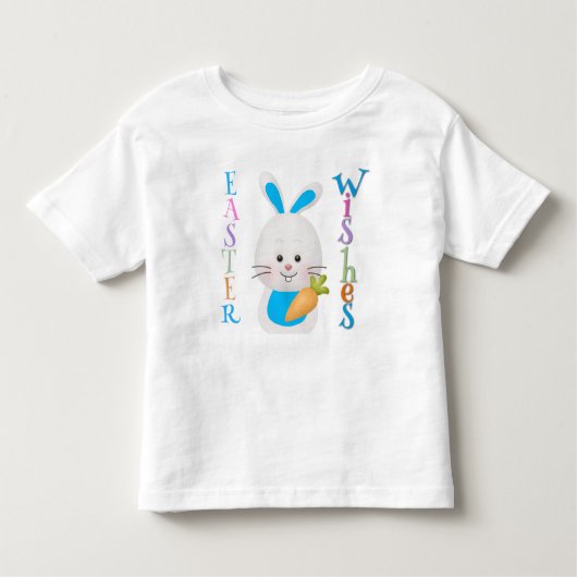 イースターバニーの幼児用Tシャツ トドラーTシャツ (正面)