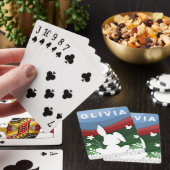 イースターバニーの漫画紙カット春 トランプ (インサイチュ)