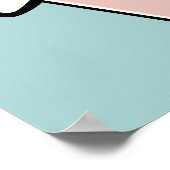 イースターバニーの耳のポスター ポスター (角)