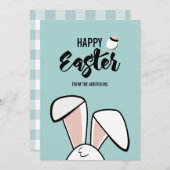 イースターバニーの耳カード シーズンカード (正面/裏面)