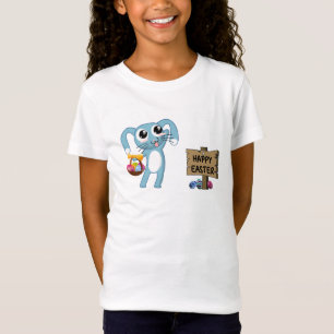 イースターバニーの願いハッピーイースター Tシャツ