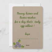 イースターバニーの願い シーズンカード (裏面)