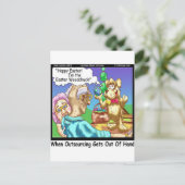 イースターバニーはウッドチャックおもしろいだ シーズンポストカード (スタンド正面)