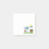 イースターバニーはハッピーイースターを願う ポストイット (正面)