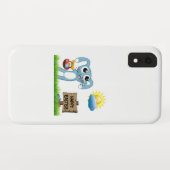 イースターバニーはハッピーイースターを願う Case-Mate iPhoneケース (裏面(横))