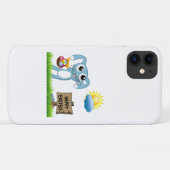 イースターバニーはハッピーイースターを願う Case-Mate iPhoneケース (裏面(横))