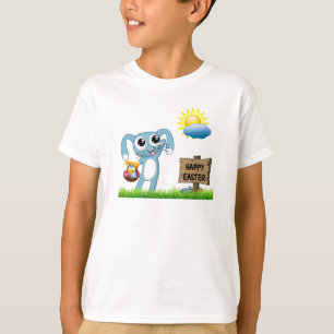 イースターバニーはハッピーイースターを願う Tシャツ
