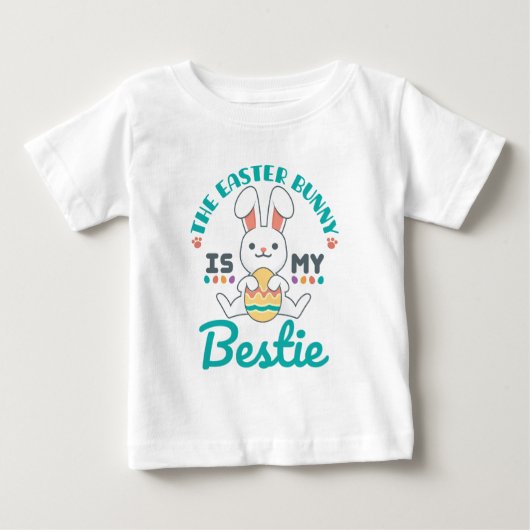 イースターバニーは私の悩みの種 ベビーTシャツ (正面)