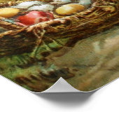 イースターバニーへの手紙 ポスター (角)