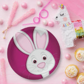 イースターバニーを隠す ペーパープレート (パーティー)