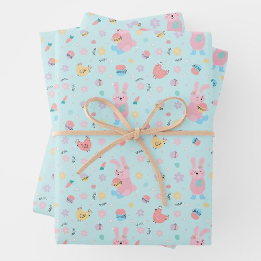 イースターバニーアットザファーム ラッピングペーパーシート (インサイチュ)