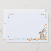 イースターバニーアンドバタフライスイートフローラブランチ 招待状 (裏面)