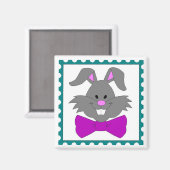 イースターバニーアート マグネット (正面/裏面)