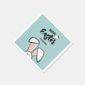 イースターバニーイヤーペーパーナプキン スタンダードカクテルナプキン (角)