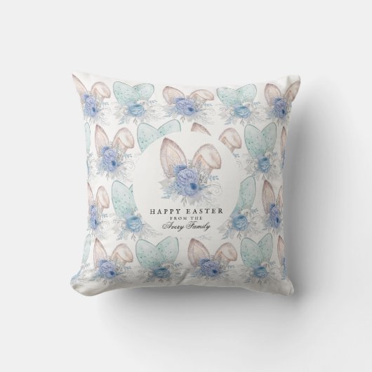 イースターバニーイヤー パーソナライズ クッション (正面)