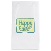 イースターバニーイースターエッグ抱き枕 ラージペーパーバッグ (正面)