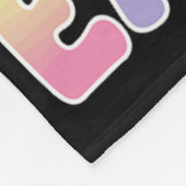 イースターバニーイースターエッグ フリースブランケット (角)