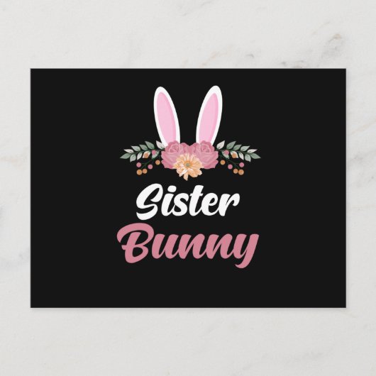 イースターバニーイースターバニーシスター ポストカード (正面)