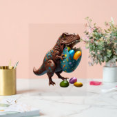 イースターバニーイースター恐竜の卵イースターの友人 アクリルサイン (ウェディング)