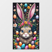 イースターバニーウィンドウの固定 ウィンドウサイン (シート)