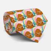イースターバニーウサギとイースターエッグ ネクタイ (ロール)