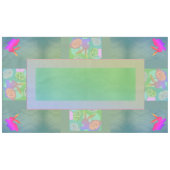 イースターバニーエッグパステルタブレクロース テーブルクロス (正面(横))