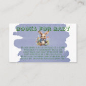 イースターバニーエッグフローラブックスベビー エンクロージャーカード (正面)